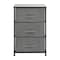 Flash Furniture Black/Gray 3 Drawer Storage Dresser Organizer WX-5L20-X-BK-GR-GG - alternate 6